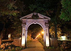 The Archway at night